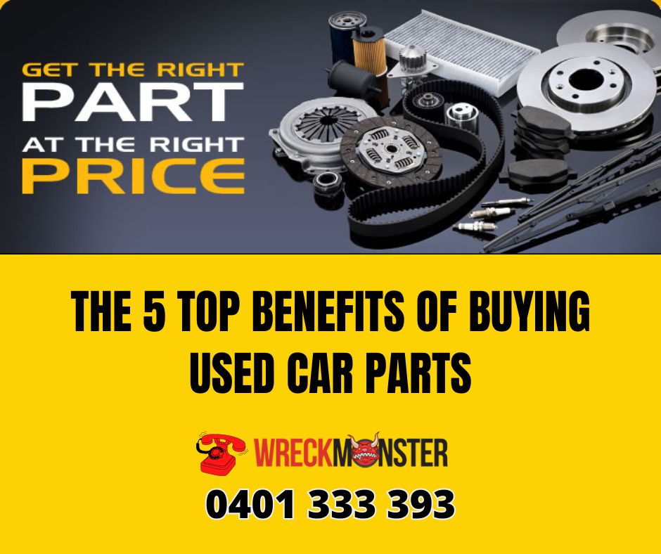 The 5 top benefits of buying used car parts